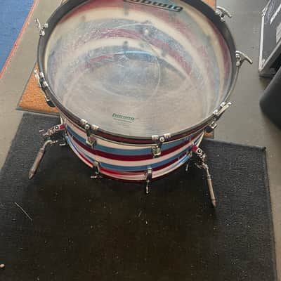 Ludwig Vistalite B/O RWB Bicentennial 22 in Bass Drum image 8