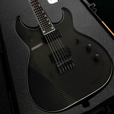 Harcom Guitars Vega Baritone, Carbon Fiber Top Custom Shop Super Strat, Extended Range image 22