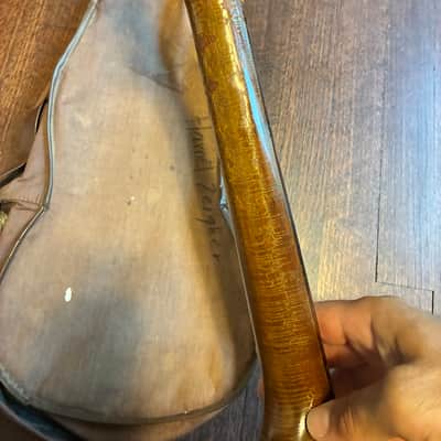 K&K (United) 1950’s vintage Baritone Ukulele mahogany & Brazilian rosewood w original soft case image 7