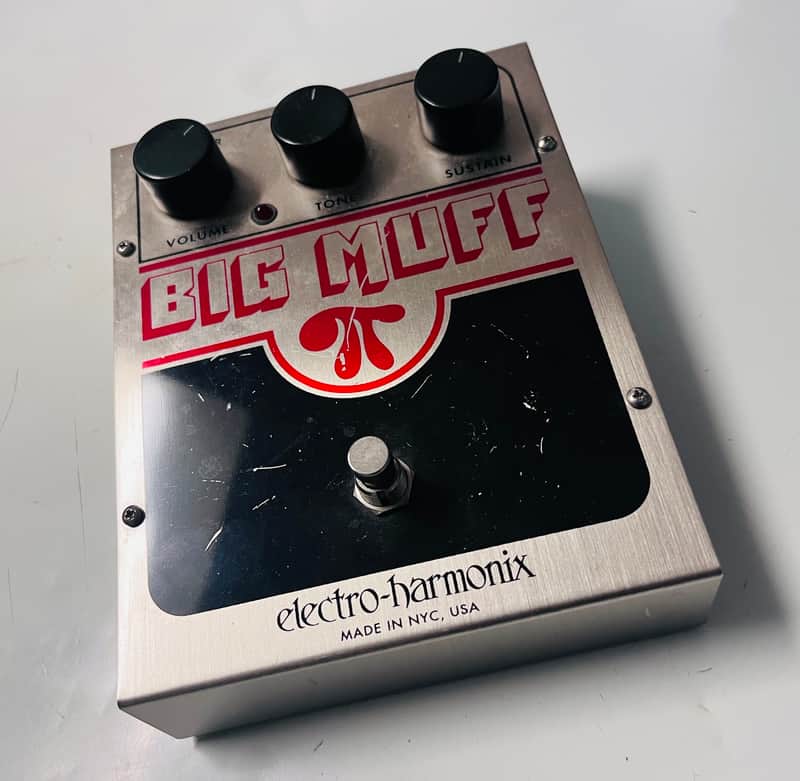 Electro-Harmonix Big Muff Pi 1990 - 2000 - Silver / Black / Red image 1