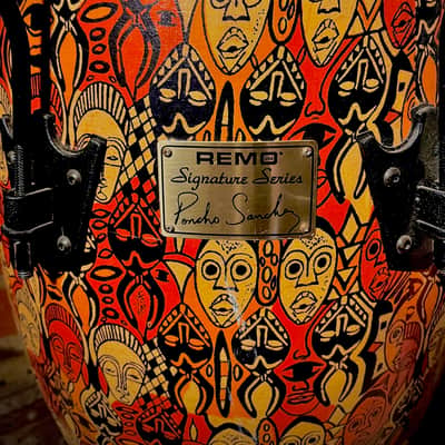 Remo 11.75” Poncho Sánchez Conga 2006 - Multi-Mask Graphic image 2