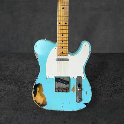 Nash T-57 – Seafoam Green over 2-Tone Sunburst, Heavy Aging image 6