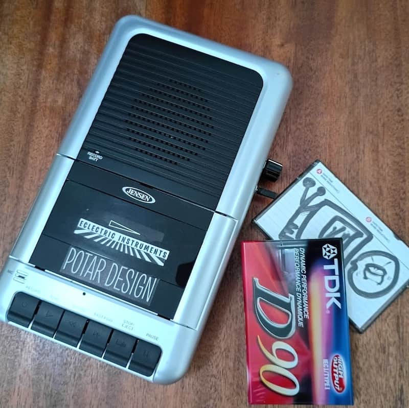 Jensen/POTAR Circuit Bent Cassette Recorder 2025 - Black image 1