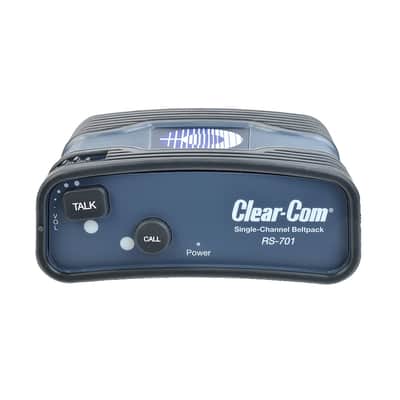 Clear Com RS701 Analog Single Channel Wired Beltpack XLR image 2