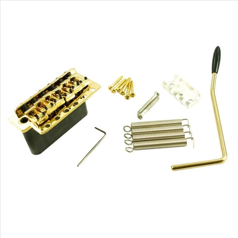 Wilkinson 6 Hole Steel Block Tremolo Gold image 1