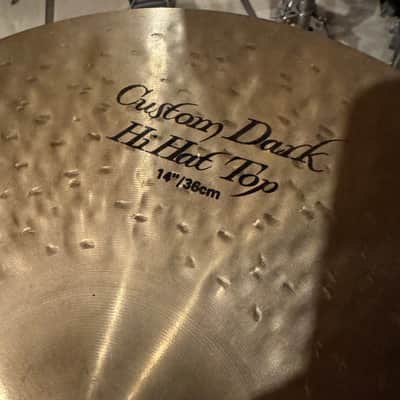Zildjian 14" K Custom Dark Hi-Hat Cymbals (Pair) 1995 - Present - Traditional image 3
