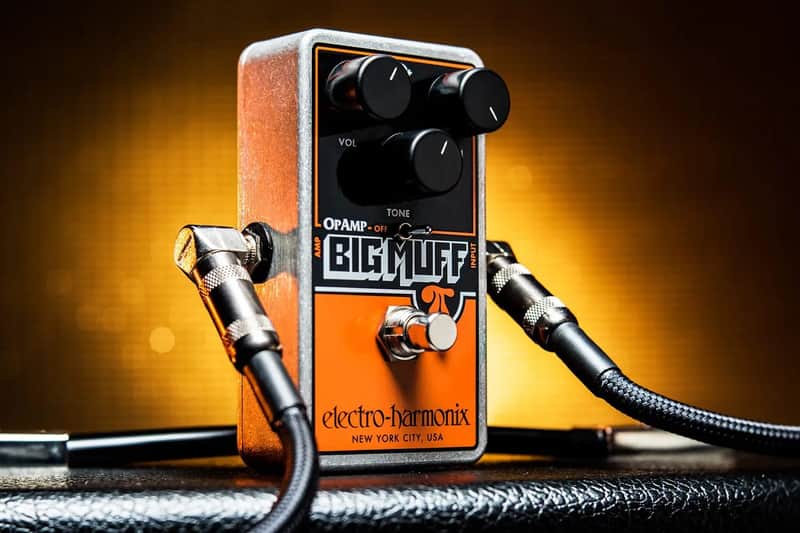 Electro-Harmonix Op Amp Big Muff Pi Reissue Black/Orange image 1