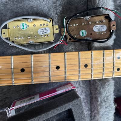 Fender Blacktop Stratocaster HH 2011 - 2014 (+Hard Case and Seymour Duncan Hot Rodded set pickups) image 18