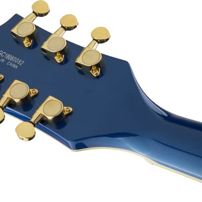 Gretsch G5655TG Electromatic® Center Block Jr. Single-Cut with Bigsby® and Gold Hardware, Laurel Fingerboard Azure Metallic image 8