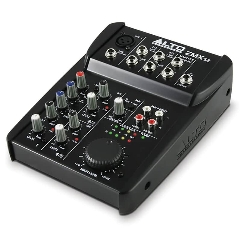 Alto Professional Zephyr ZMX52 5-Channel 2-Bus Analog Mixer | Reverb