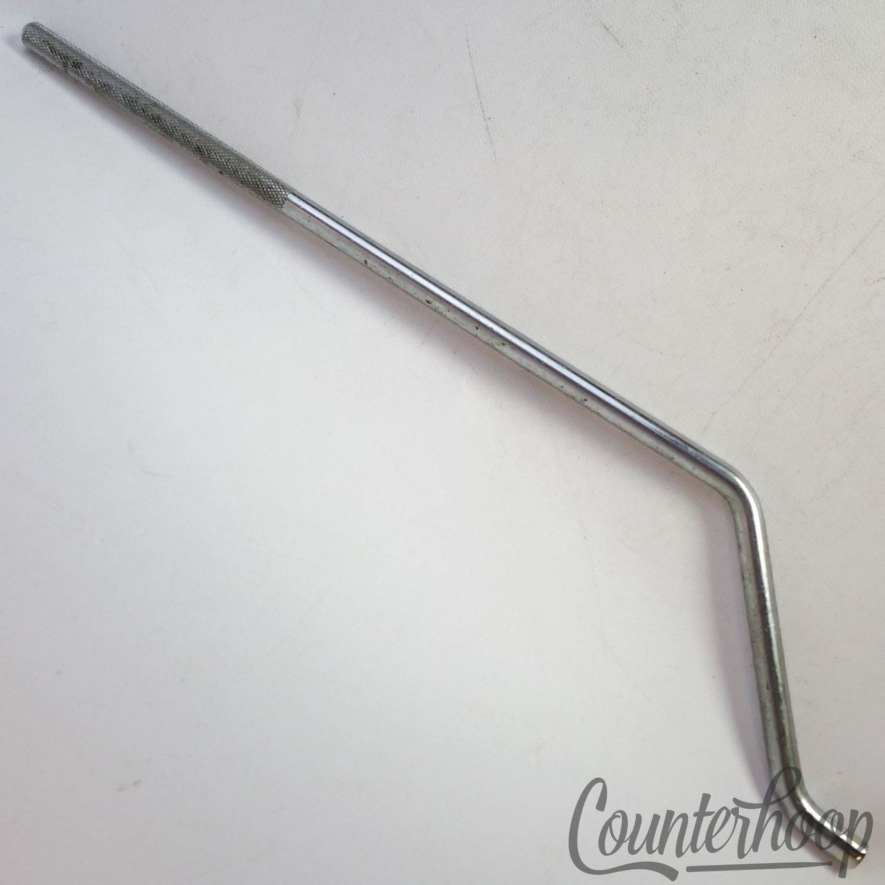 Slingerland 16" Floor Tom Drum Leg Chrome Cross Knurling Vintage 60s 18.20" — main photograph