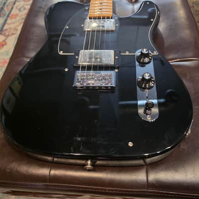 2011 Fender Blacktop Telecaster MIM HH MN - Black image 8