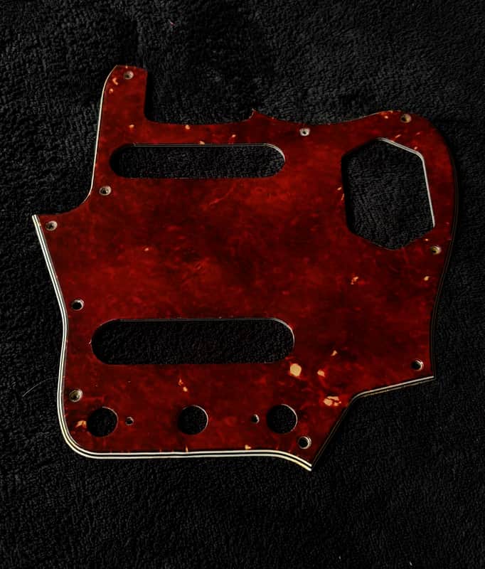 Jaguar Tortoise Shell Pickguard - USA/Squier CV Spec Medium Aged image 1