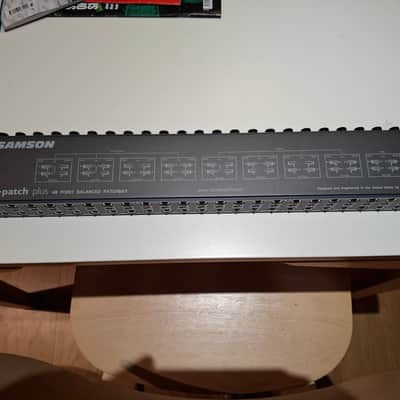 Samson S-Patch Plus S Class 48-Point Balanced Patchbay 2010s - Blue image 3