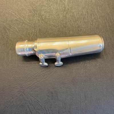 (- VINTAGE -) SELMER Scroll Metal C** Eb Alto Saxophone Mouthpiece - Silver Plate image 10