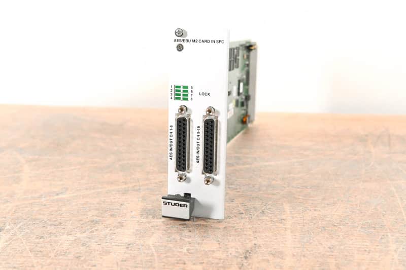 Studer AES/EBU M2 Card in SFC D21m Card for Vista 1 CG01HBH image 1