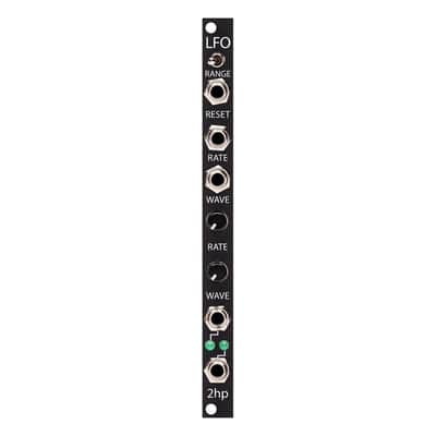2hp LFO V2 Eurorack Module (Black) image 1