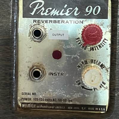 Vintage 1960’s Multivox Corp Premier 90 Tube Reverberation Unit~Spring Reverb~Rare~NOW @NEW REDUCED PRICE! image 7