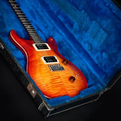 Vintage Early 1986 PRS Custom 24 Cherry Sunburst with Birds 1985 pots Collector Rare WOW top Signed image 12