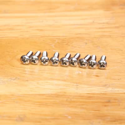 1000 Stainless Steel Pickguard Screws - #4 x 1/2" Phillips Chrome Finish for Fender Guitars image 3
