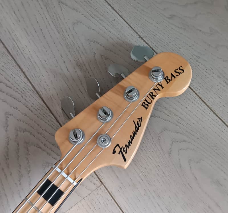 Fernandes Burny Jazz Bass early 70s - Sunburst diMarzio 70s | Reverb