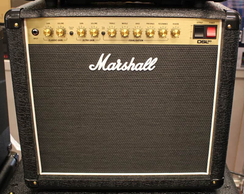 Marshall DSL20CR 20W 1x12 Tube Guitar Amplifier Combo Black w/Footswitch image 1