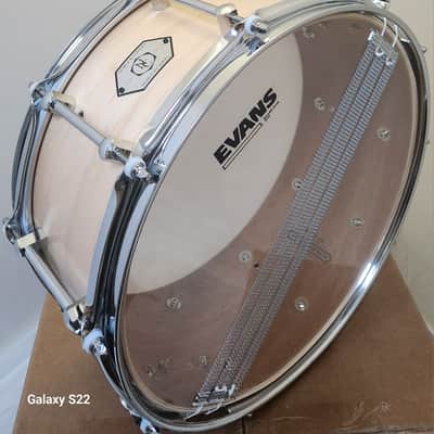 Noble & Cooley *Pre-Order* Horizon Series 6.5x14" Maple/Mahogany Hybrid Snare Drum in Natural Satin & Chrome Hardware | Made in the USA | Special Order | Authorized Dealer image 6