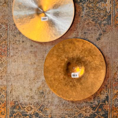 ULTRA CRISP Zildjian K/Z COMBO 13" Hihats 890 1438 g SEMI DRY! Discontinued??? image 2