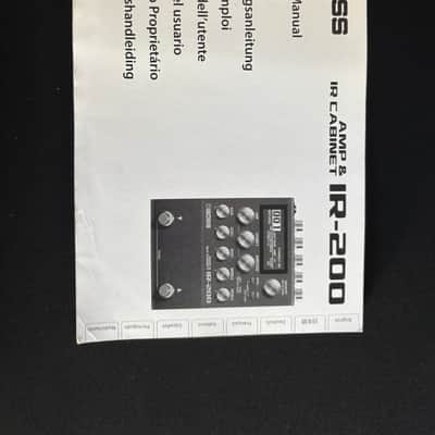 Boss IR-200 Amp and IR Cabinet 2021 - Present - Silver image 7