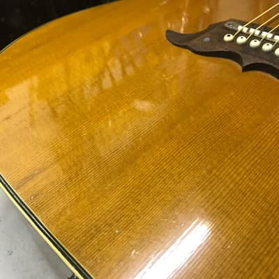 TERADA FW504 acoustic guitar from the 70's MIJ Made in Japan Gibson Dove Copy + Case image 9