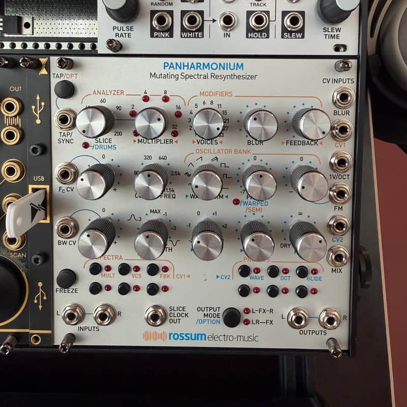 Rossum Electro-Music Panharmonium Mutating Spectral Resynthesizer Eurorack Module 2019 - 2021 - Silver image 1