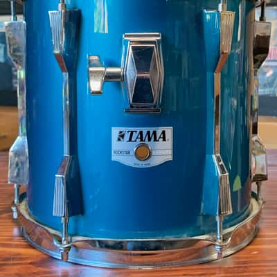Tama Rockstar Deep Forest Green 10x10” Rack Tom - Good Condition image 1