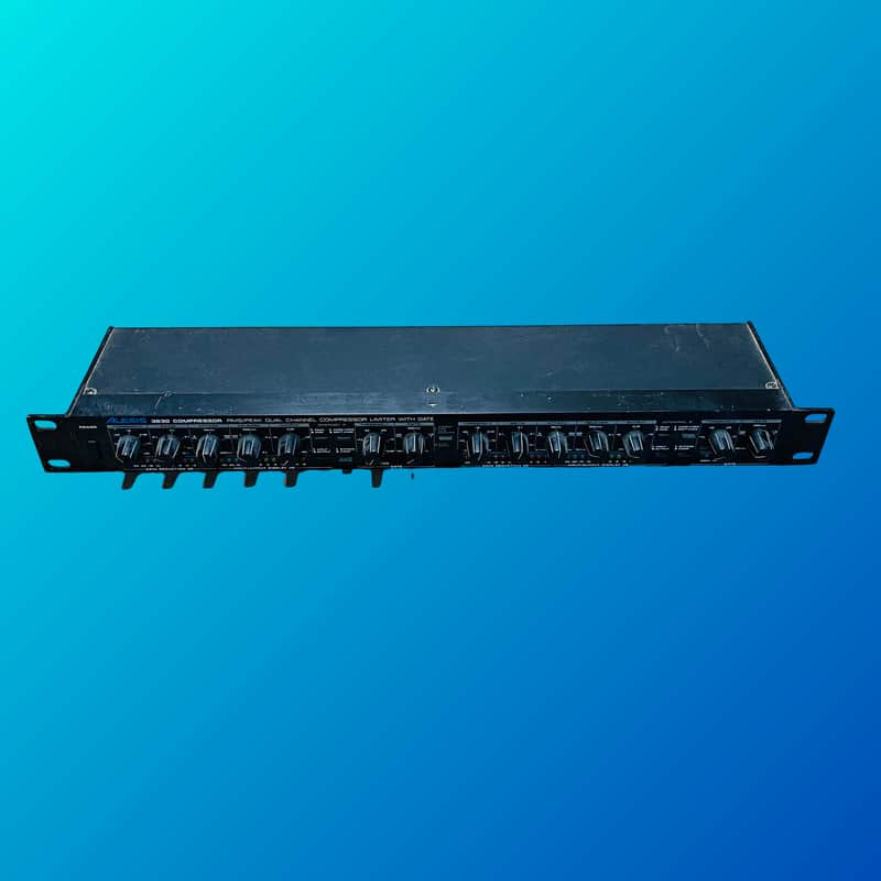 Alesis 3630 Dual-Channel Compressor / Limiter with Gate 1990s Black