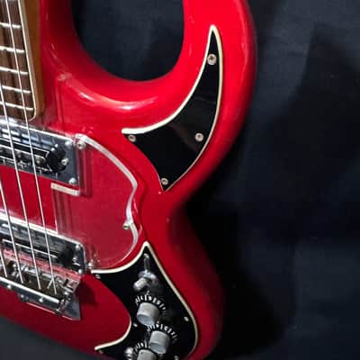 Baldwin Burns Baby Bison Bass Guitar - All Original - Clean Poly Finish - Rare Palm Mute Included - Original OHSC included - 1966 image 9