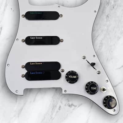 LACE Strat Plus Ultra Loaded Pickguard - W-Pickguard w/ Black Pickups image 1