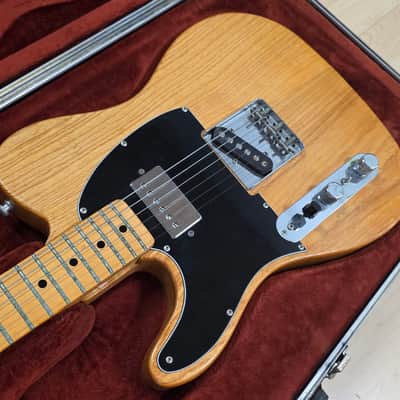 Fender Telecaster 1977 LH Left Hand Natural Ash Custom Gibson PAF Humbucker Vintage 70s American Tele USA 1970's Lefty Guitar image 8