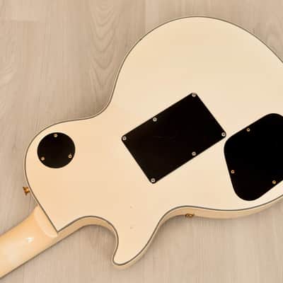 1989 Burny LC-100YS Yasu Signature Vintage Guitar Snow White w/ Tremolo & Case, Japan Fernandes image 14
