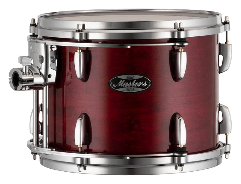 Pearl Masters Maple 12x9" Natural Cherry Premium Lacquer #887 Rack Tom Tom Drum w/Standard Mount | WorldShip | NEW | Authorized Dealer image 1