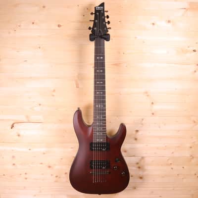 Schecter Omen 7 7-String Electric Guitar - Rosewood Fingerboard, Walnut Satin image 2