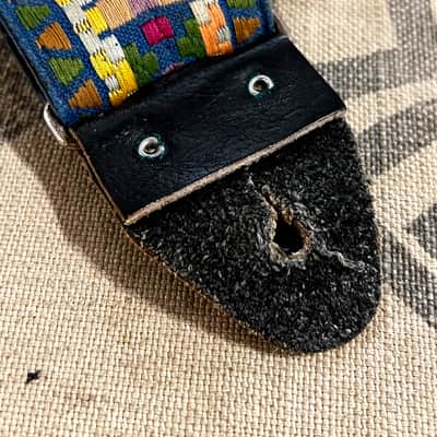 Vintage Ace Style Embroidered Guitar Strap Circa 1960s / 1970s image 6