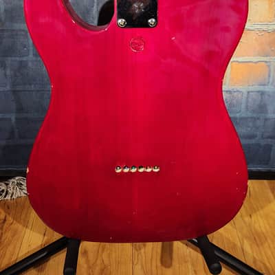 Fender American Telecaster Medallion Partscaster Trans Red Custom Shop Pick Ups image 19