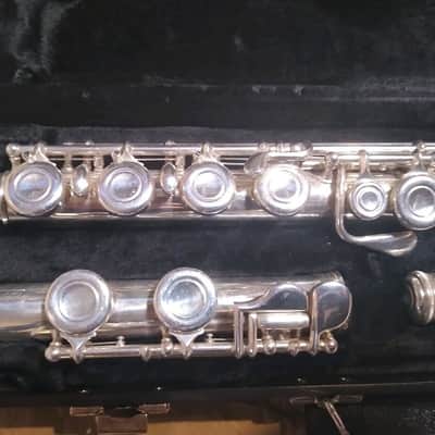Emerson Alpha Model Concert Flute, USA, with Case, Very Good Condition image 4