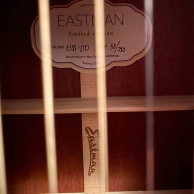 Eastman E1SS-LTD 2019 Natural, with Eastman bag image 3