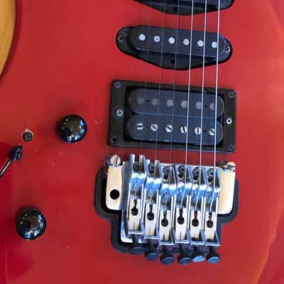 VINTAGE ORIGINAL 1980s Yamaha RGX 312 RED Left Handed Lefty
