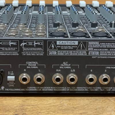 Mackie 1402-VLZ Pro 14-Channel Mic / Line Mixer 2000 - 2007 - Dark Gray image 5