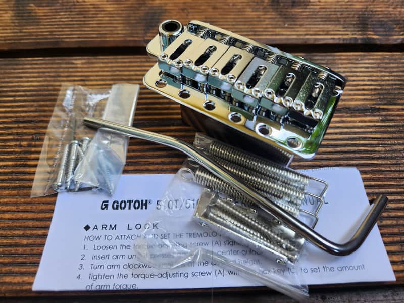Stratocaster Tremolo Gotoh 510TS-FE2 - Chrome image 1
