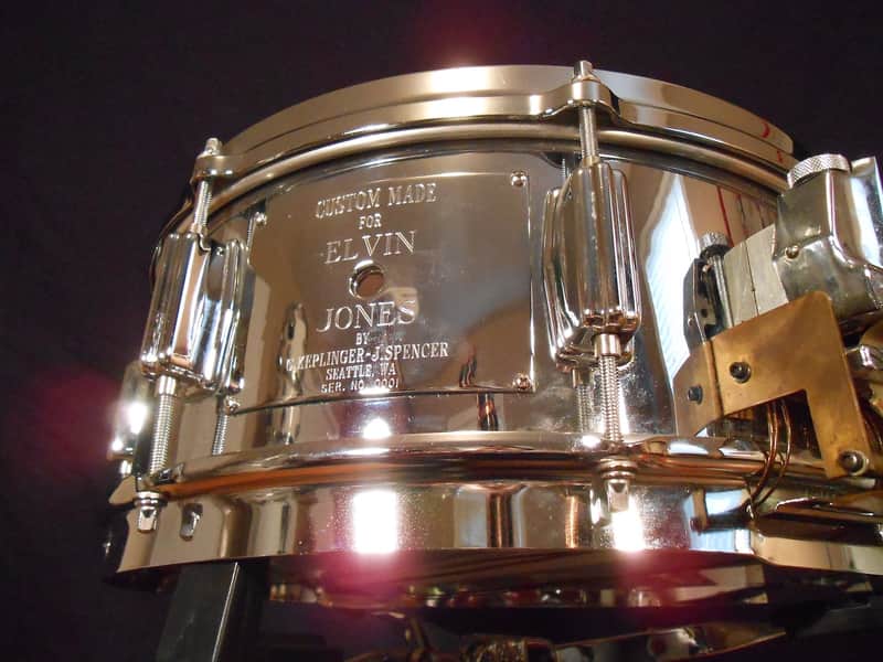 Elvin Jones' 1978 Keplinger Custom 8x14" Snare Authenticated image 1