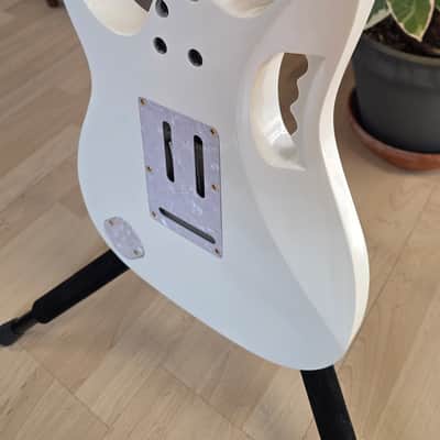 Ibanez JEM-7V TEAM J. CRAFT Prestige Steve Vai Signature 2008 White MIJ Japan JEM7V 7 6 String Pro Artist Guitar CASE QUEEN Tree of Life HSH Scalloped Super Strat image 19