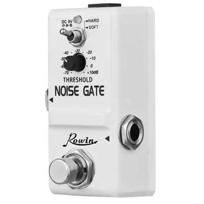Rowin Noise Gate Nano Guitar Effect Pedal 2 Modes Hard/Soft True Bypass, FREE PICKS + HOLDER+ FREE SHIP USA image 2