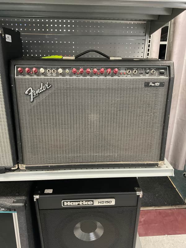 Fender Pro 185 2-Channel 150-Watt 2x12" Solid State Guitar Combo 1988 - 1994 - Black image 1